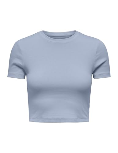 ONLY Camiseta para Mujer, Soft Chambray, L
