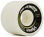 Landyachtz Wheels Monster Hawgs 76mm / 80a - White