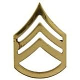Metal Lapel Pin - US Army Pin & Emblem - US Army Rank Staff Sergeant
