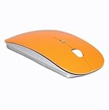 Cosmos Orange 2.4G RF optical wireless USB mouse for macbook 13