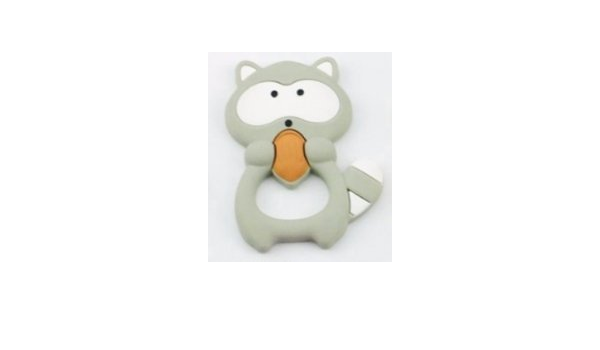 Mordedor Mapache silicona bebé : Amazon.es: Bebé