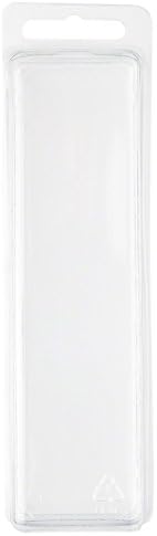 Collecting Warehouse Clear Plastic Clamshell Package/Storage Container, 5.5" H x 1.5" W x 1.25" D, Pack of 10