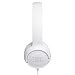 JBL TUNE500 Wired On-Ear Headphones One-Button Remote Mic (White)thumb 2