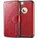 iPhone 6S Case, Verus [Layered Dandy][Wine Red] - [Premium Leather Wallet][Slim Fit][Card Slot] For Apple iPhone 6 6S 4.7