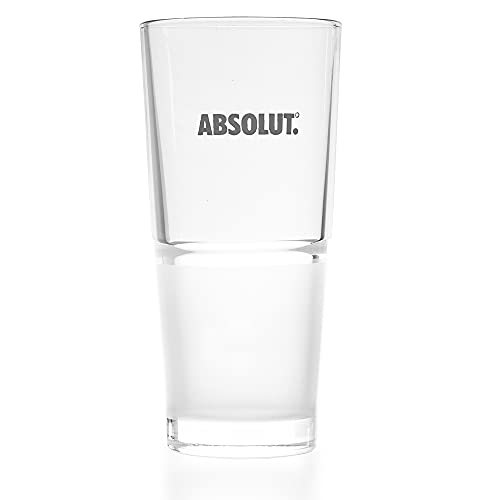 6 Stück Original Vodka Absolut Longdrink Gläser Cocktailglas Cocktailgläser Set, Transparent/Milchglas – Bild 3