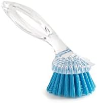 Houser Pot and Pan Cleaning Scrub Brush with Nylon Brustles, Blue