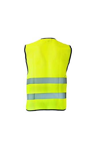 Korntex KXVWGO5XL Veiligheidshesje, standaard, zwarte zoom, geel/oranje, maat 5XL - Afbeelding 4