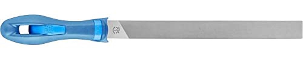 PFERD Milling File PF1212GR200 H2 11270208 - Steel Sharpening Mill Saw File with One Round and One Straight Edge (1212 G) - Compatible with Alloy Steel