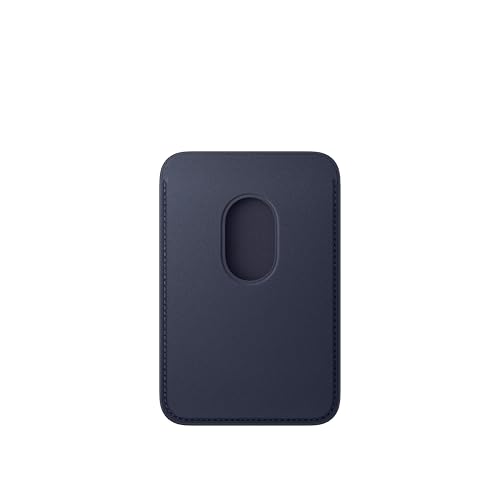 Portafoglio MagSafe in tessuto FineWoven per iPhone - Blu navy ​​​​​​​