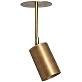Mid Century Modern Brass Long Ceiling Spotlight Fixture, Adjustable Cylinder Directional Light for Kitchen, Living Room, Gall