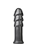 Doc Johnson American Bombshell - B-10 Warhead - Vac-U-Lock and F Machine Compatible Dildo or Butt Plug - Gunmetal Grey