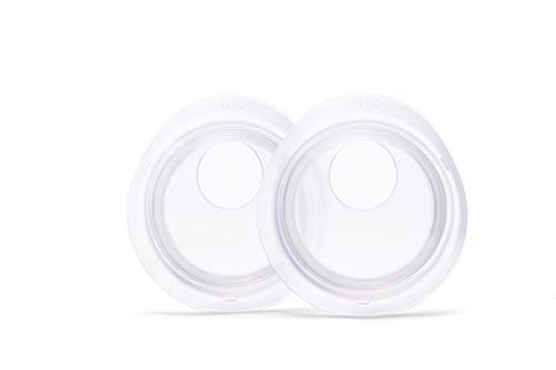 Elvie Catch Milk Collection Shells | Set of Two Discreet Leak-Protection Silicone Cups, Reuse Your Milk| Reusable Breast…