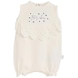 Junior Romper For Baby Girls, Offwhite, 03