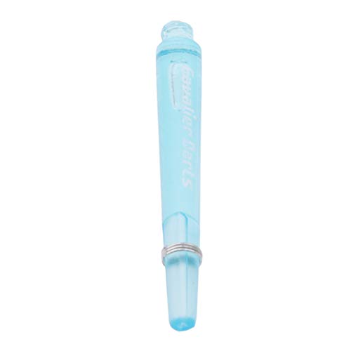 YouCY 12Pcs Plastic Darts Shaft Clear Plastic Dart Shaft Set Replacement Dart Stems Dart Accessories,Blue - Thumbnail 3
