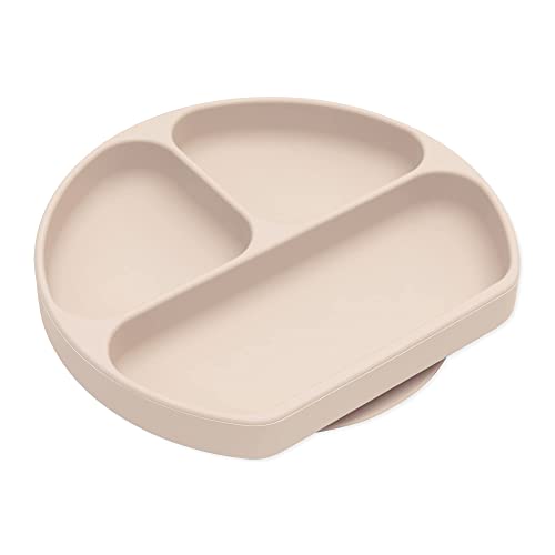 Bumkins Toddler and Baby Suction Plate, Silicone Divided Grip Dish, Babies and…