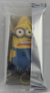Despicable Me 2 - Yellow Minion Jerry {Cereal Toy} General Mills
