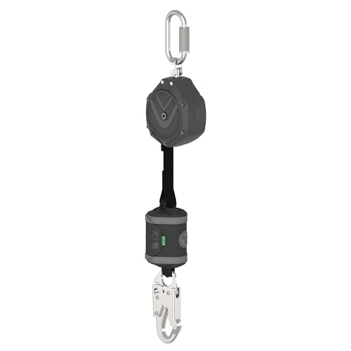 MSA VSOHW-011-NB-A V-Shock Personal Fall Limiter, 6' (2m), Single-Leg, Steel Ha…