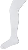 Jefferies Socks Big Girls' Rib Tight, White, 6-8 Years