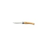 Opinel N Degree10 Beechwood Handle Boxed Slim Knife, 10 cm Blade