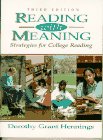 Reading with Meaning : Strategies for College Reading, Hennings, Dorothy Grant, 0132058731