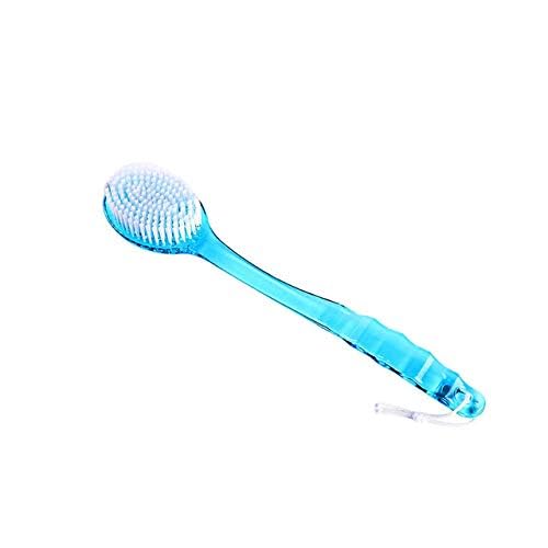 Photo 1 of Bath Brush Back Body Bath Shower Sponge Scrubber Brushes with Handle Exfoliating Scrub Skin Massager Exfoliation Bathroom Brush (Blue)