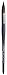 da Vinci Watercolor Series 438 CosmoTop Mix B Paint Brush, Quill Synthetic/Natural Mix, Size 4 (438-4)