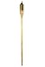 Kaya Collection Bamboo Tiki Torches - 12 Pack - Metal Oil Canister - Reinforced With Metal Ring - 5 ft High, 20oz. Capacity - Sharp Speared Bottom