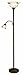 Normande Lighting JM1-884 100-Watt Incandescent Torchiere Floor Lamp with 40-Watt Side Reading Lamp, 71
