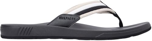 Sandalias de playa moldeadas Hilfiger Rwb FM0FM05803 para hombre, color negro (negro), 8