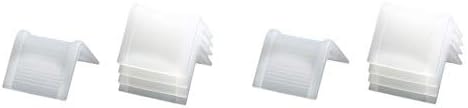 PAC Strapping CP-75A Plastic Edge Protector, 1" Length, 1-3/8" Width, White (Pack of 1000) (2-(Pack))