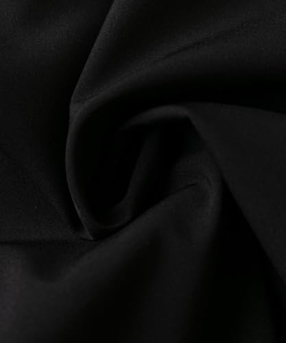 Leriya Fashion Rayon Women Above The Knee Western Dress Black 4