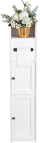 Foam Bathroom Storage Cabinet | Free Standing Toilet Paper Roll Shelf ...