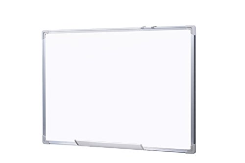 EGI Magnetic Dry Erase White Board with Aluminum Frame and Wall Mounting Brackets [All Sizes] (36 x 24 (Pack of 2))