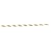 Tenflyer Pack of 25 Golden Striped Drinking Paper Straws for Wedding Birthday Party