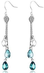 Earrings with Swarovski® elements by Neoglory Jewellery
