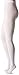 HUE Women's Opaque Sheer to Waist Opaque Tight,White,3