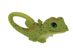 Lifelight Animal Carabiner Flashlight - Green Lizard | Cute Animal Keychain Lights