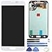 Comfine Original OEM Replacement for Samsung Galaxy S5 LCD Display Screen + Touch Digitizer Assembly, for G900 G900A G900P G900T G900V G900R4 G900F, Repair Tools + Samsung Logo, White