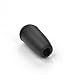 Bluecell 20 Pcs Plastic Black Color Detachable Cap Cord Locks Stop End for Lanyard Backpack Clothing