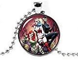 Gotham Girls Necklace Pendant Fandom Jewelry Harley Quinn Poison Ivy Cat Women Cosplay Fangirl Fanboy