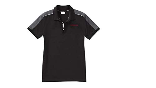 Porsche Herren Polo-Shirt Gr. XL, schwarz/grau, Racing Kollektion - WAP4510XL0H
