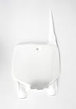 UFO Plastics Front Number Plate White for Kawasaki 125/250/500 96-02