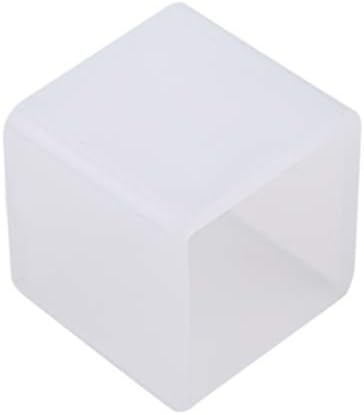 SUNSKYOO Silicone Resin Cube Mould DIY White Crystal Clear Epoxy Craft Jewelry,Square Body Inner Diameter 25mm