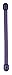 Nite Ize Reusable Gear Tie, 3-Inch Rubber Twist Tie, Purple (Pack of 4)