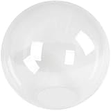 Outdoor Lamp Post Globe Replacement 12" Clear Acrylic Plastic Light Globe With Neckless Opening 12 Opal Acrylic Lamp Dome