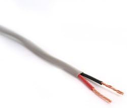 16/2 Awg Shielded Security Cable / Speaker Wire / Audio or Control 1000 Ft Stranded Bare Copper CMR CL2 CL3 R Rated - Made in the USA 16 Gauge 2 Conductor
