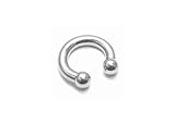 316L Surgical Steel Circular Barbell Horseshoe 6g