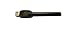 Flat Black O Pen - Battery - 510 thread - Red LED Stylus by FourXX