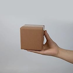 SUNLPH Shipping Boxes 4x4x4 Inches Small Corrugated