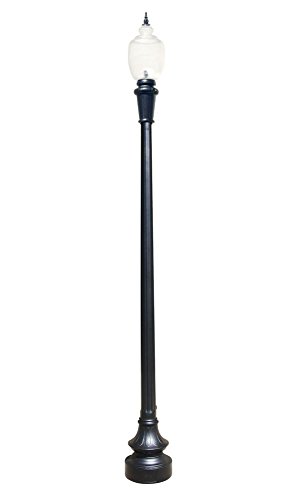 Photocell Dusk-to-dawn Outdoor Lighting for Exterior Street Area Lighting, Outdoor Security Lights with Cast Aluminum Lamp Post, Lanterns, Lamp Post Base